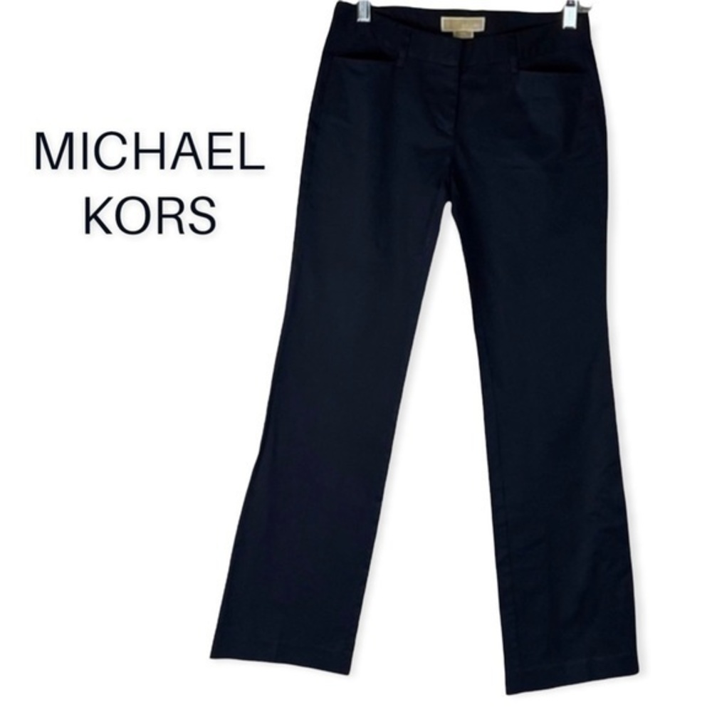 Micheal Kors Low Rise Black Business Office Pant